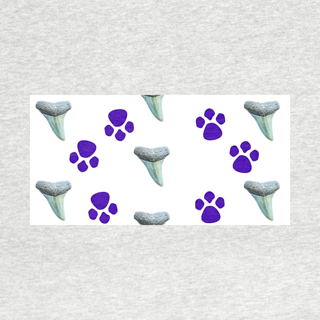 Puppy Prints & Shark Teeth by AtlanticFossils